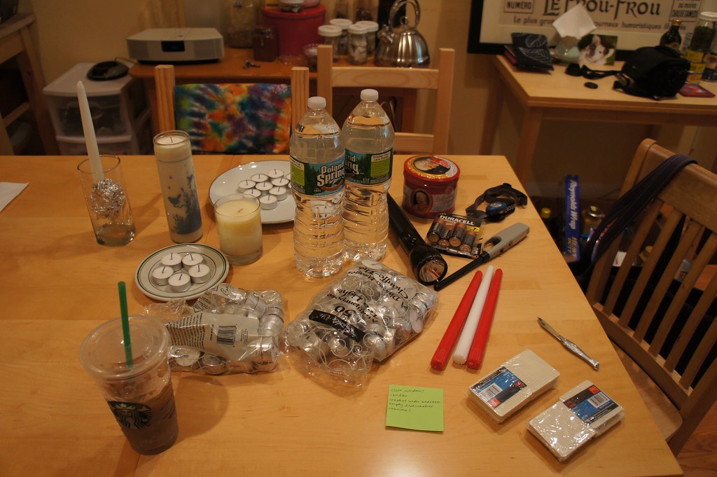 candles on table home