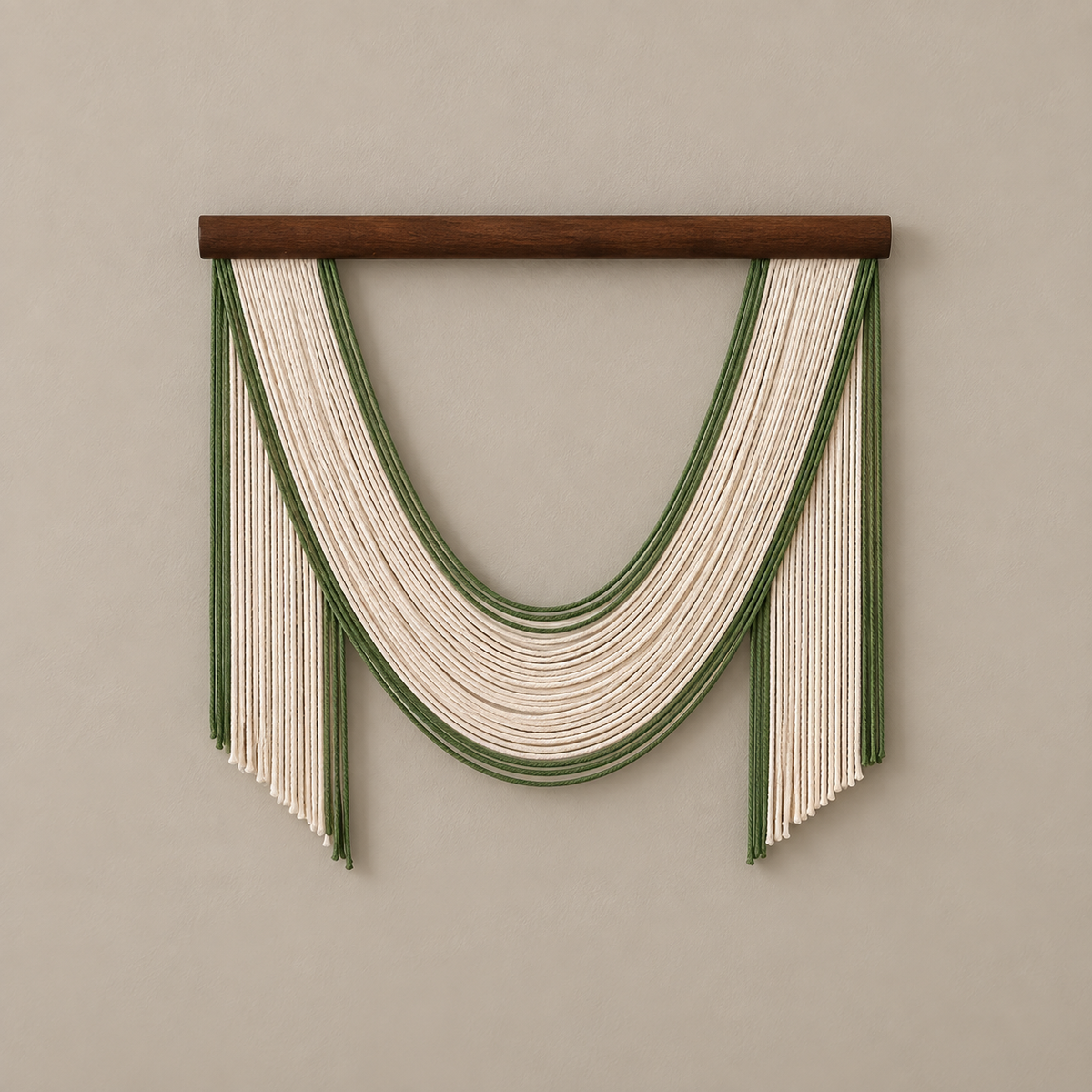 E-01 asymmetric cream drape, 5 swag shapes across 16 colorways