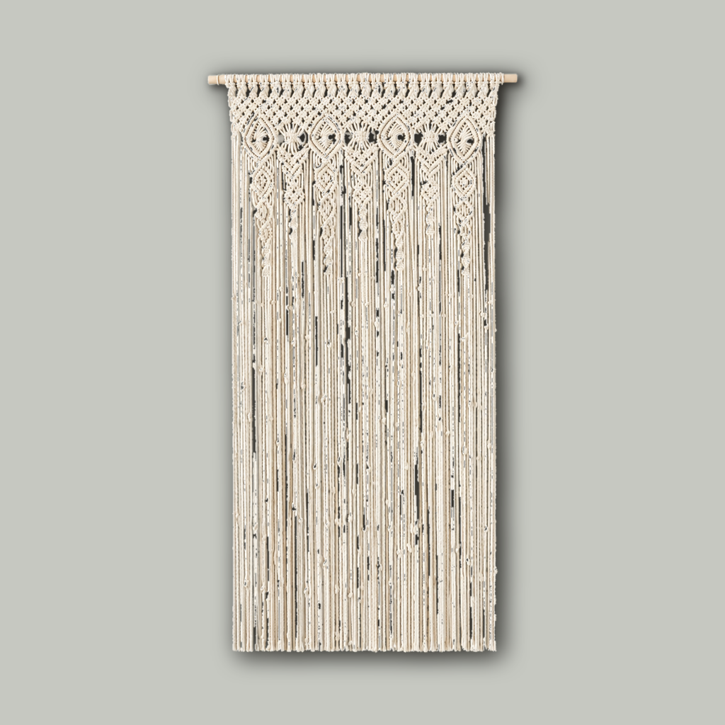 Macrame Door Curtain, 90 x 180 cm or 100 x 200 cm - 90 x 180 cm