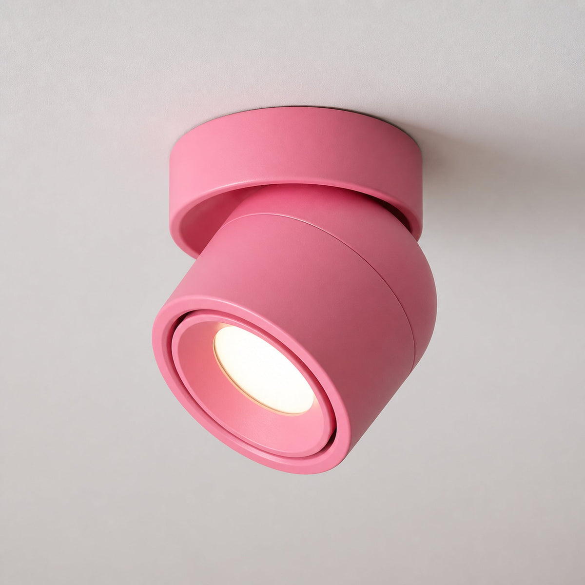 Adjustable Ceiling Spotlight, Surface Mounted LED Downlight, CRI 98 - Pink variant studio v3 Codex