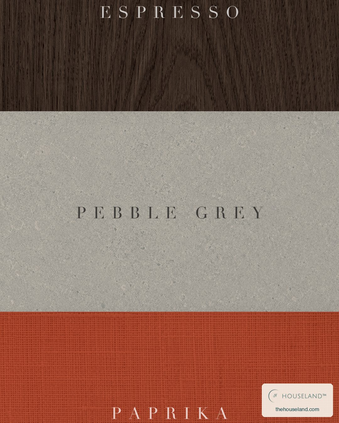 [thehouseland] best wabi sabi wall art - Colour palette sampled from the Wabi Sabi Wall Art, Stacked Pebble Totem in a Stone-Effect Finish: Espresso