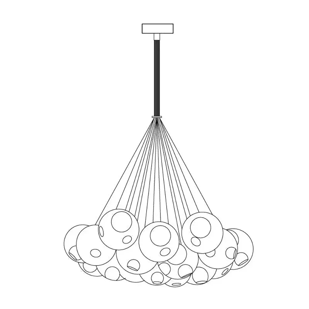 Selene Aria Chandelier — view 68