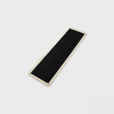 Black antenna on a white background