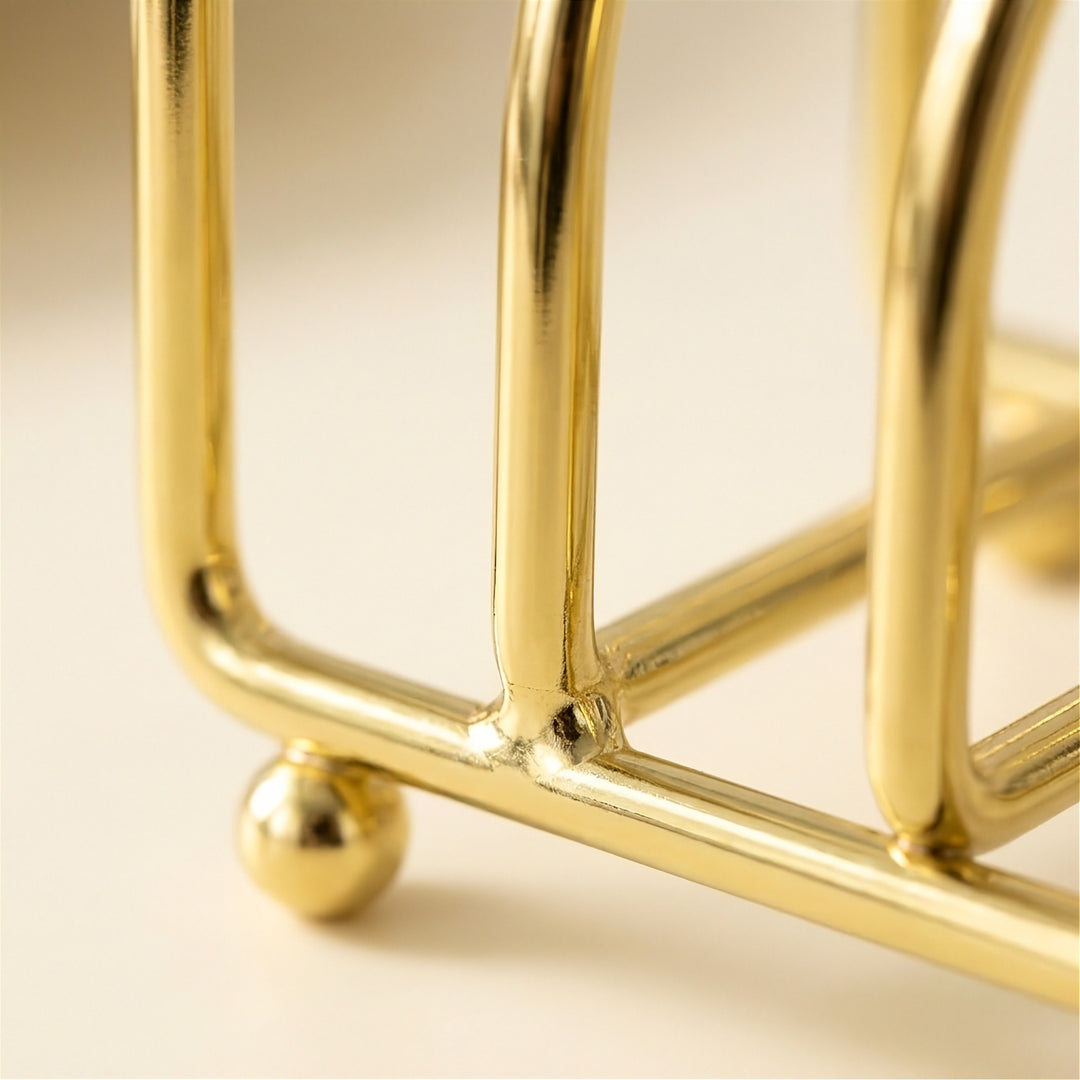 Napkin Serviette Holder, Stainless Steel Napkin Holder for Dining Tables, Indoor and Outdoor Use