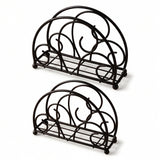 Napkin Serviette Holder, Stainless Steel Napkin Holder for Dining Tables, Indoor and Outdoor Use