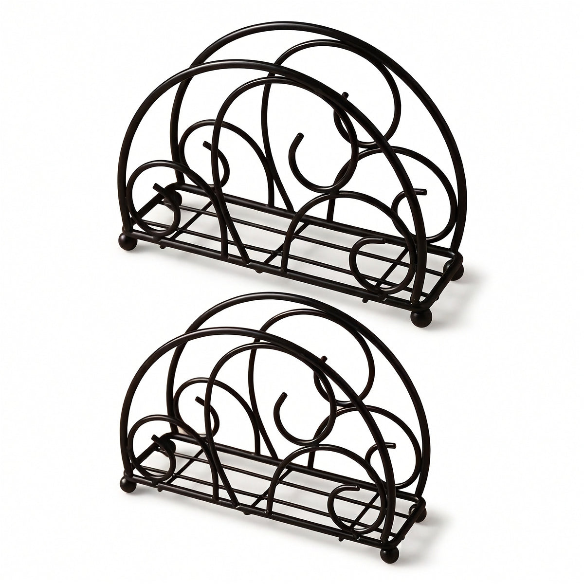 Napkin Serviette Holder, Stainless Steel Napkin Holder for Dining Tables, Indoor and Outdoor Use