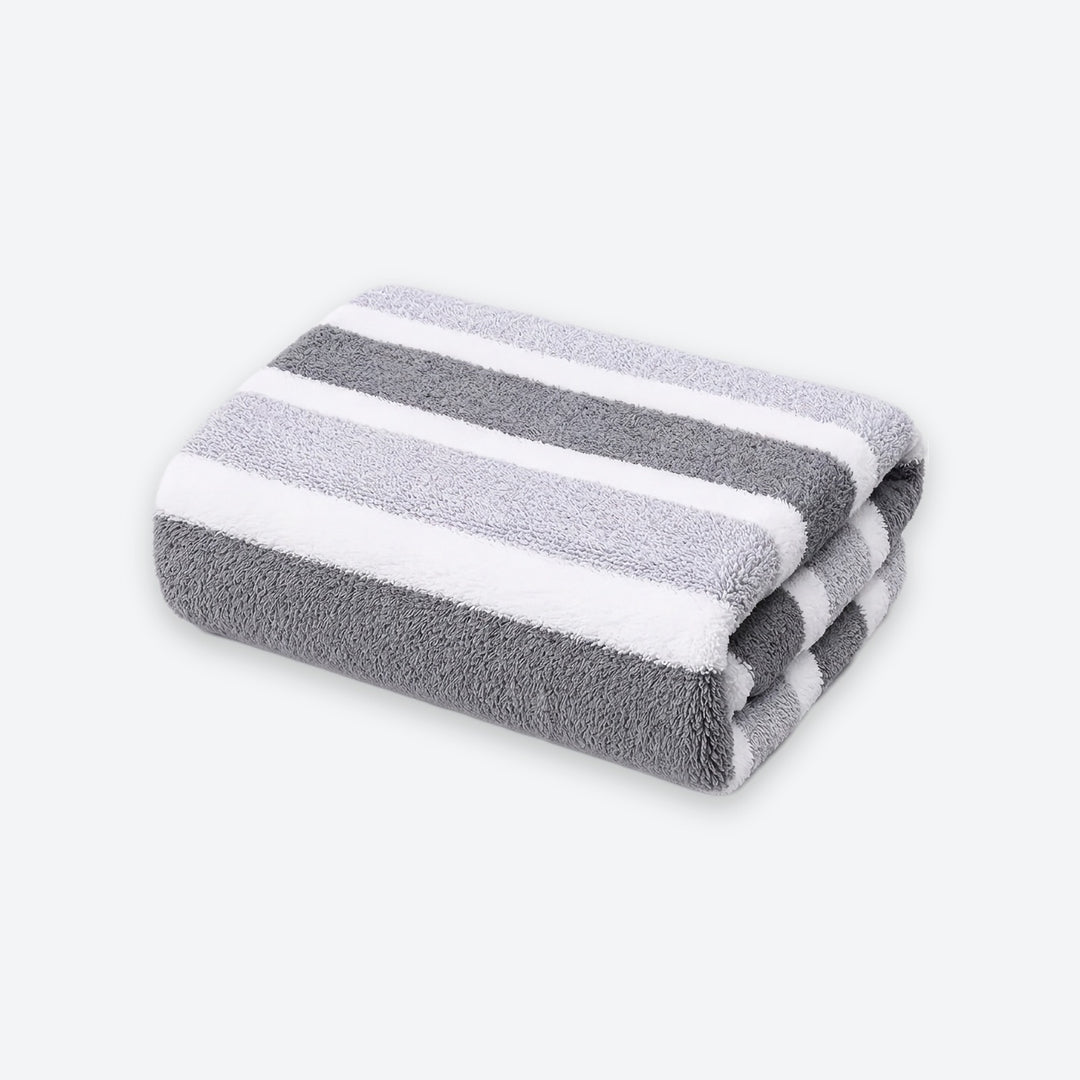 Soft Bath Towel, Absorbent Polyester-Cotton Terry Bath and Hand Towels in 35 x 75 cm or 70 x 140 cm