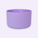 A lavender purple cylindrical planter or bowl with a matte finish, shown against a plain light background.