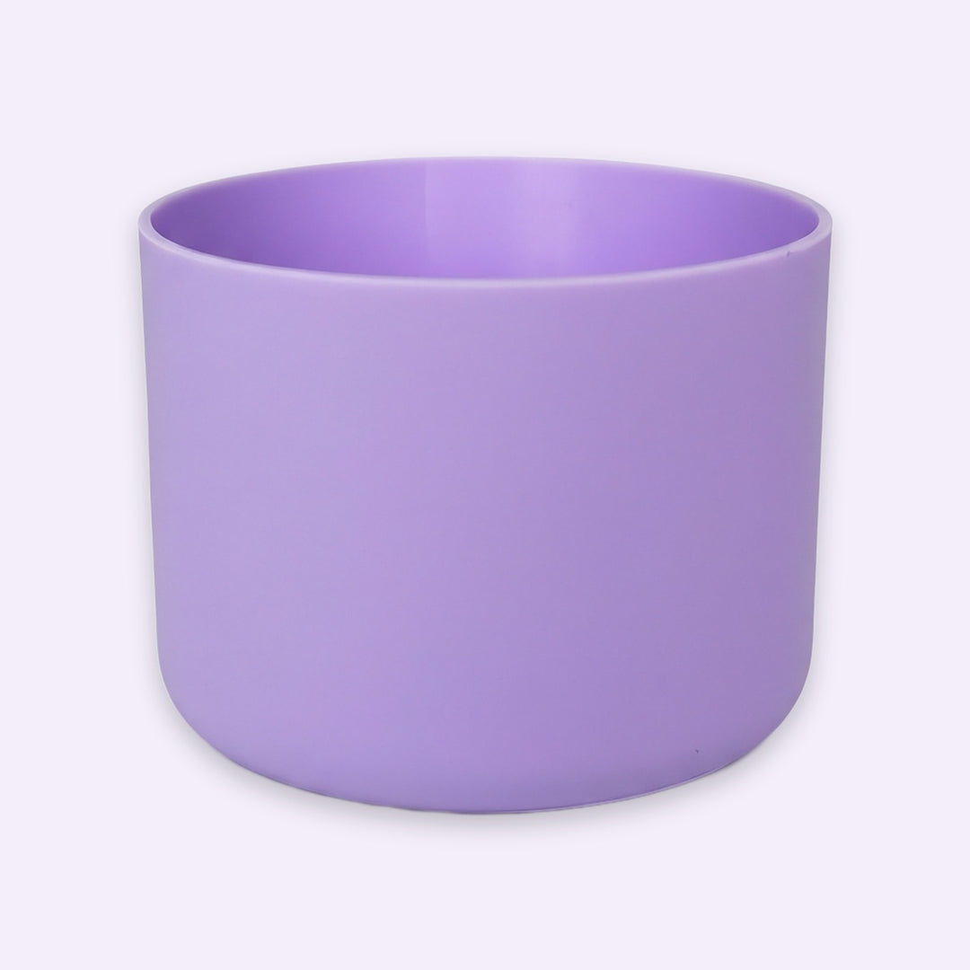 A lavender purple cylindrical cup or planter with a matte finish, shown against a plain light background.