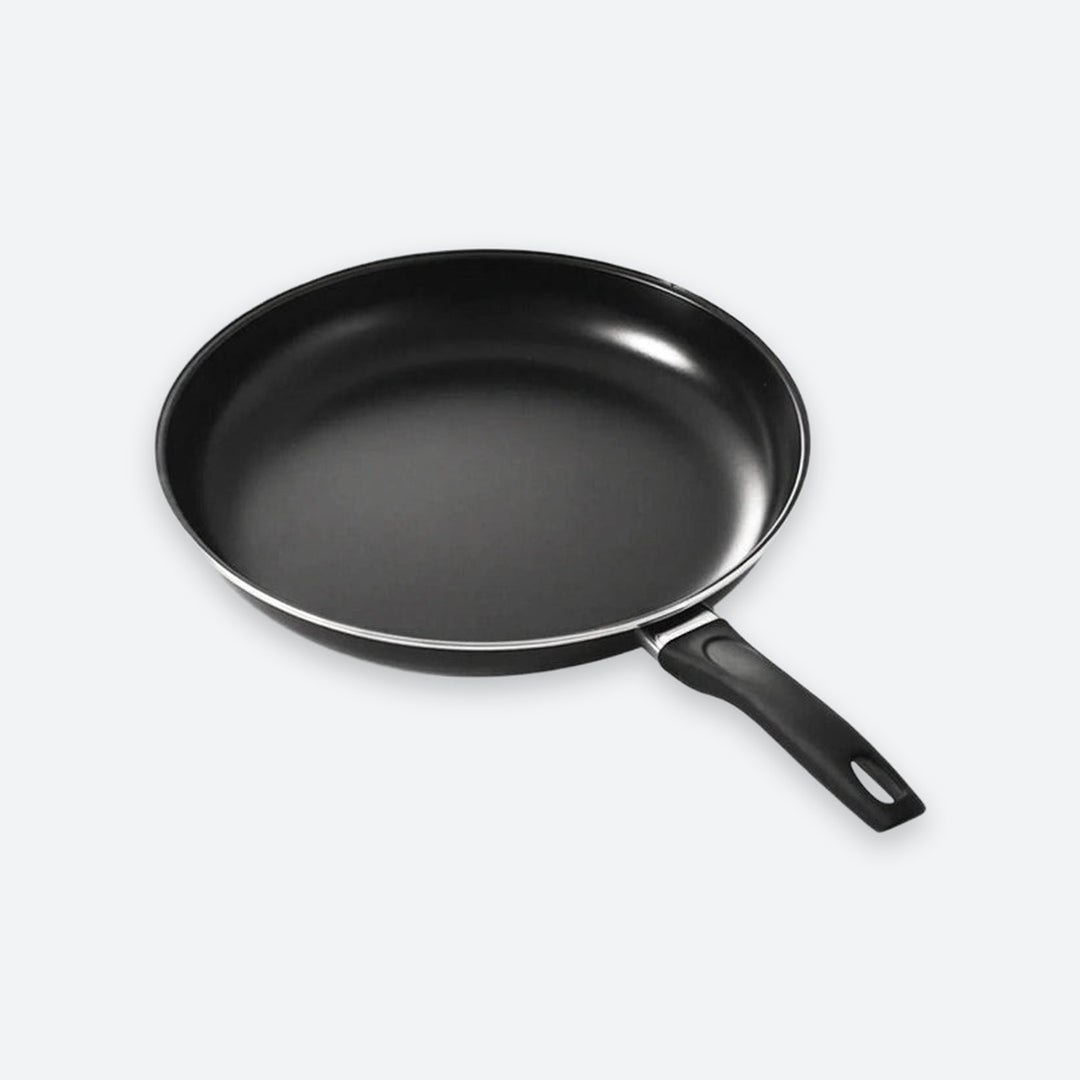 Nonstick Frying Pan, Metal with Flat Bottom for Gas and Induction Cookers, 20, 25 or 30 cm
