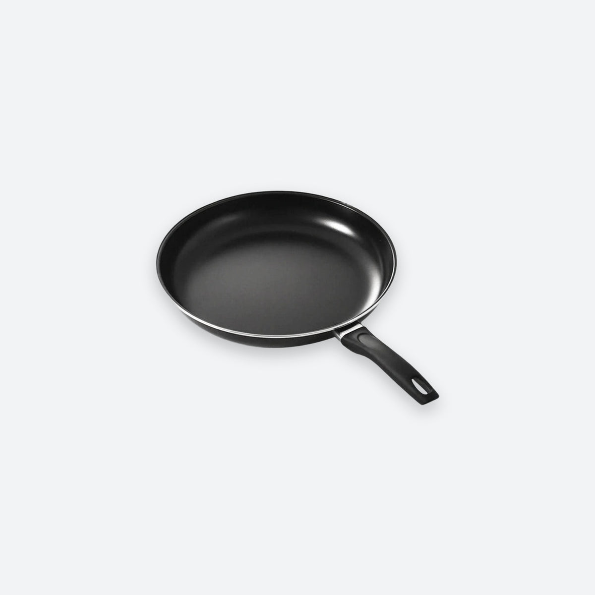 Nonstick Frying Pan, Metal with Flat Bottom for Gas and Induction Cookers, 20, 25 or 30 cm
