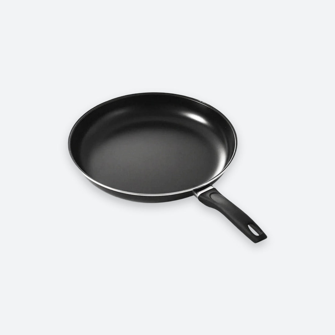 Nonstick Frying Pan, Metal with Flat Bottom for Gas and Induction Cookers, 20, 25 or 30 cm