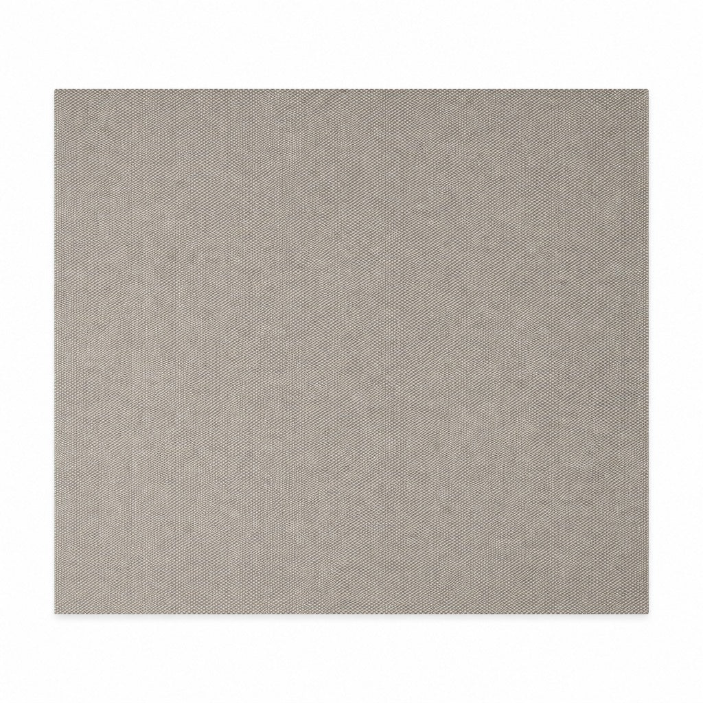 A square fabric swatch with a fine woven herringbone pattern in a warm taupe-beige color, centered on a plain white background.