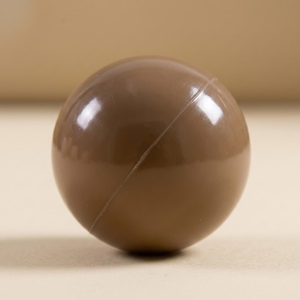 Ball Pool Balls, Thickened Plastic Mocha-Colored Play Balls for Children, Set of 100