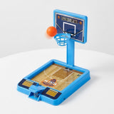 Basketball Shooting Game with Mini Basketball Hoop, Plastic Indoor Toy, 18 × 12 cm, 1 Piece in Random Color