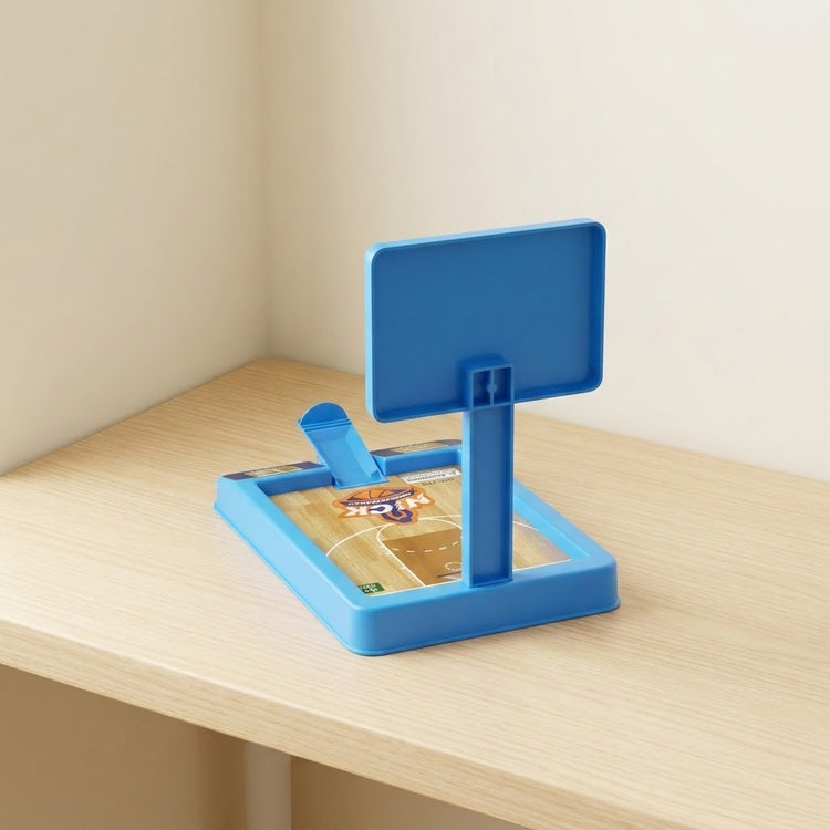 Basketball Shooting Game with Mini Basketball Hoop, Plastic Indoor Toy, 18 × 12 cm, 1 Piece in Random Color