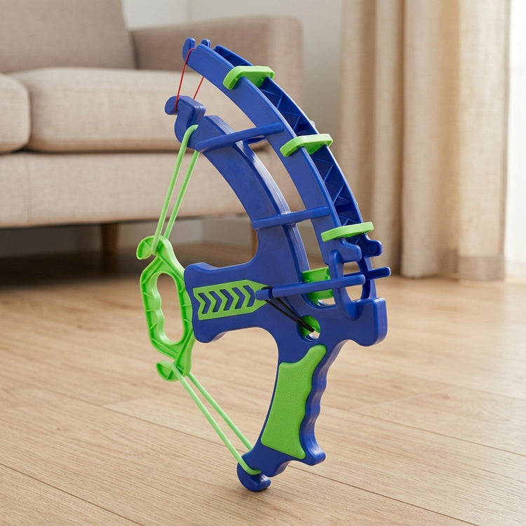 Foam Ball Shooter, Bow Blaster Toy with Soft EVA Foam Balls and Target Cans for Indoor and Outdoor Play