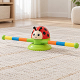 Ladybug Activity Toy Set features a colorful rotating skipping bar around its playful ladybug base.