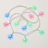 Christmas Snowflake Lights, LED Snowflake Lights, Hanging Snowflake Lights, Snowflake String Lights, Snowflake Light Strand, Indoor LED Christmas Lights