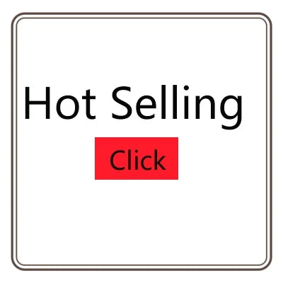 A white promotional graphic reads Hot Selling above a red Click box within a double rounded border; no drop earrings are shown.