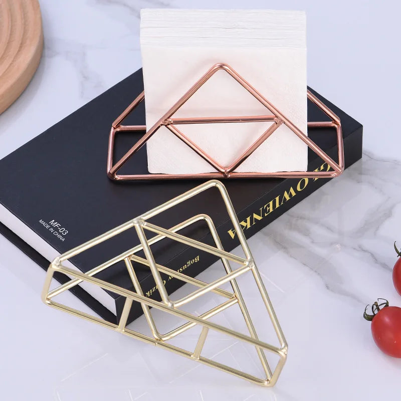 Napkin Serviette Holder, Stainless Steel Napkin Holder for Dining Tables, Indoor and Outdoor Use