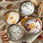 Coconut Candles, Healthy, All Natural, Organic, Non Toxic Candles. Coconut Wax.