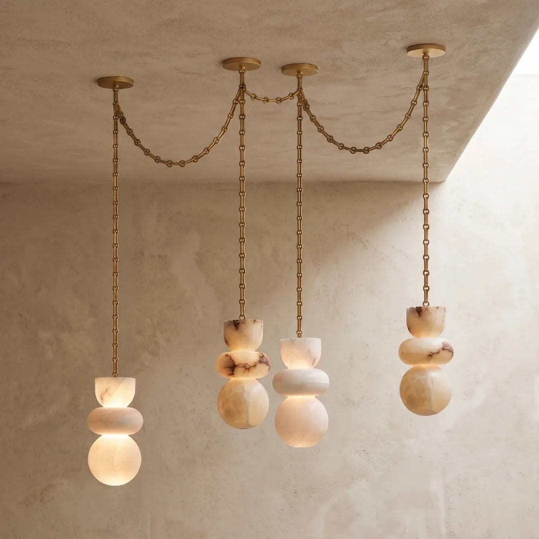 Serena Vale Alabaster Chandelier — view 67