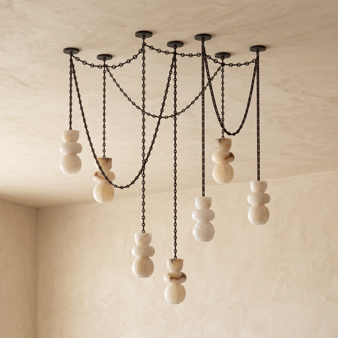 Serena Vale Alabaster Chandelier — view 71