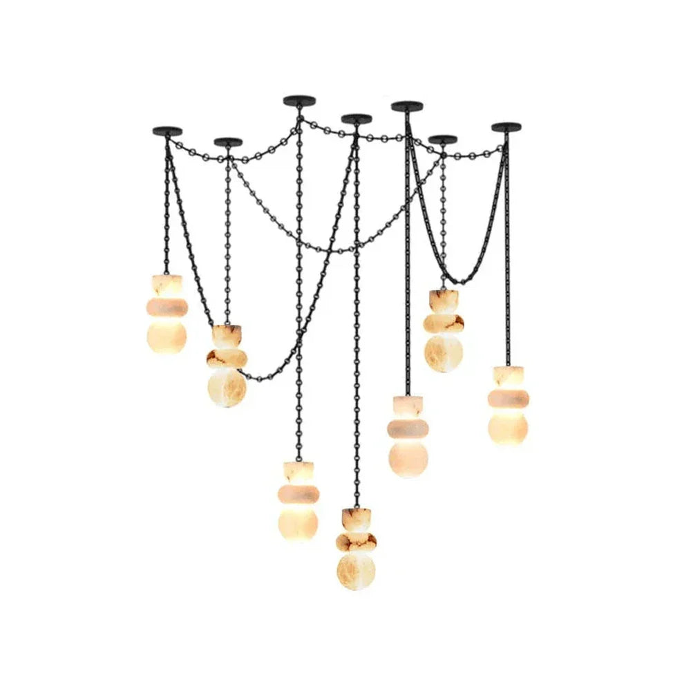 Serena Vale Alabaster Chandelier — view 76
