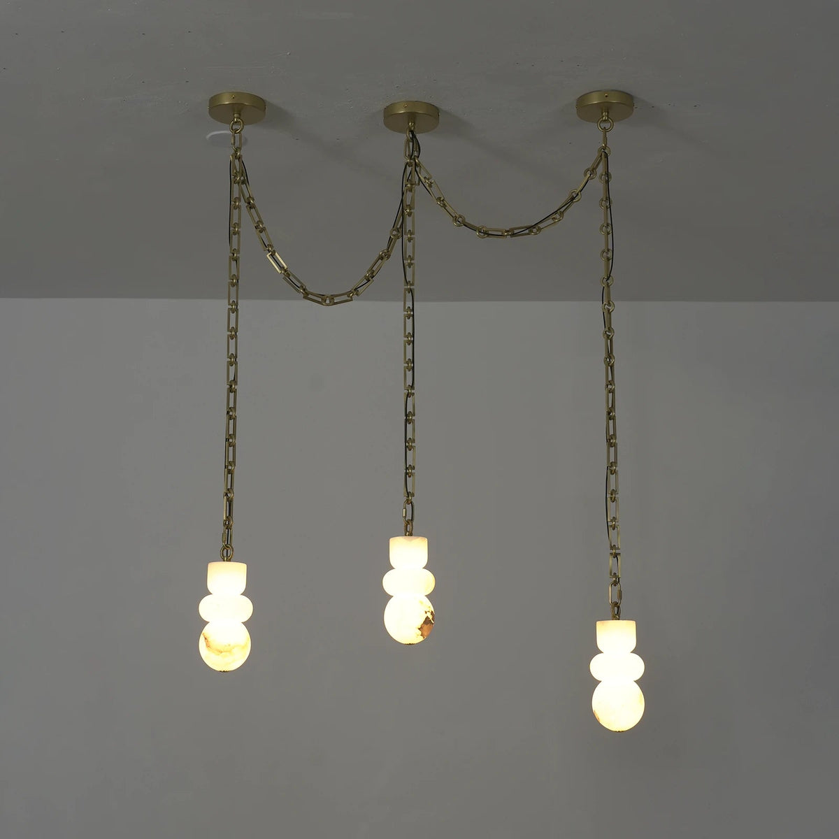 Serena Vale Alabaster Chandelier — view 64