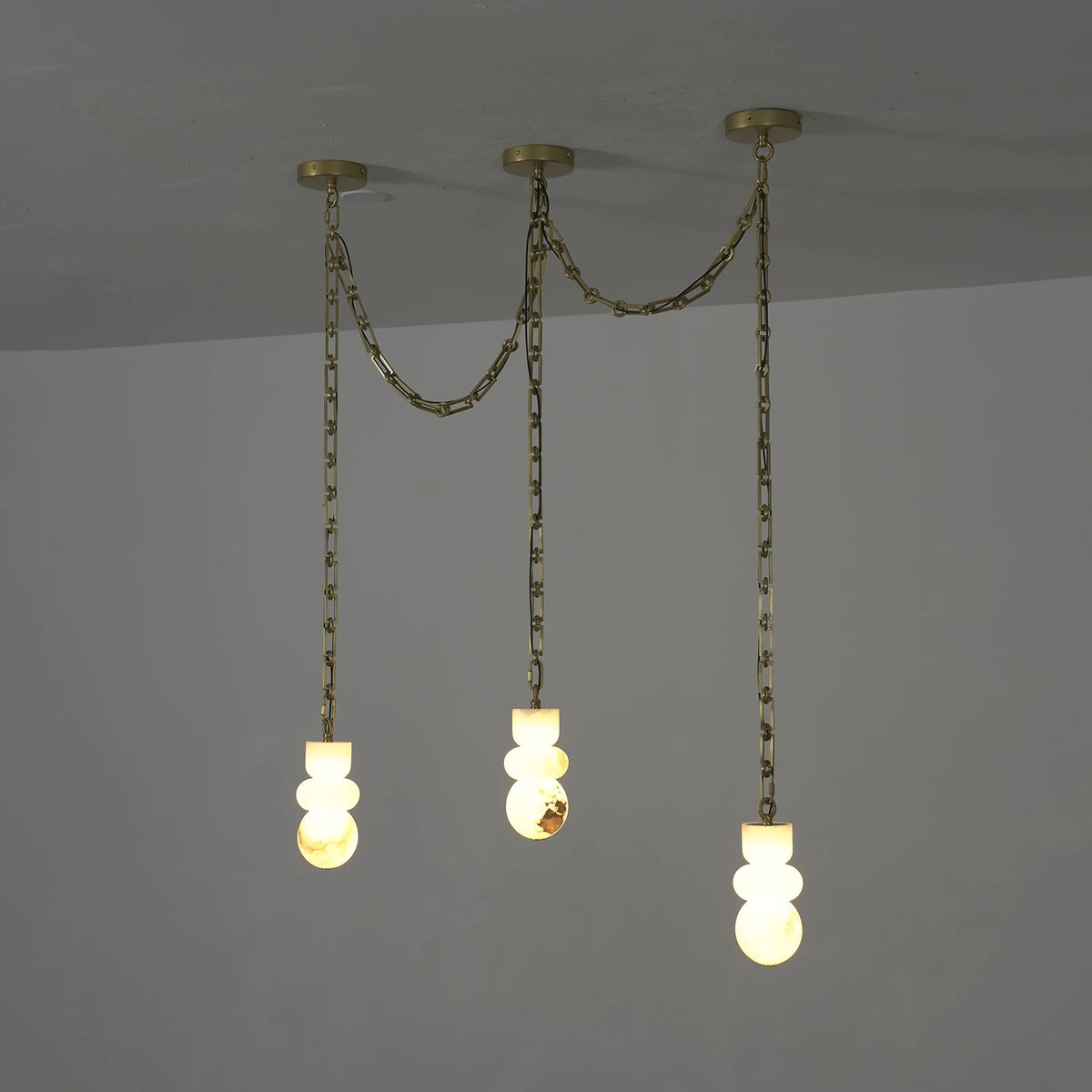 Serena Vale Alabaster Chandelier — view 65