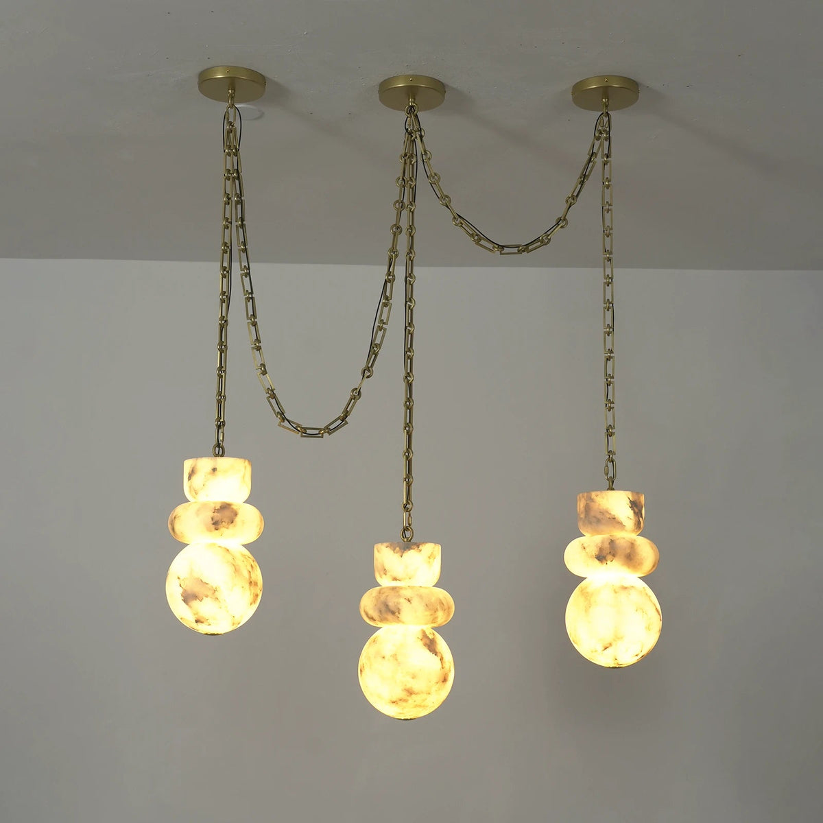 Serena Vale Alabaster Chandelier — view 72