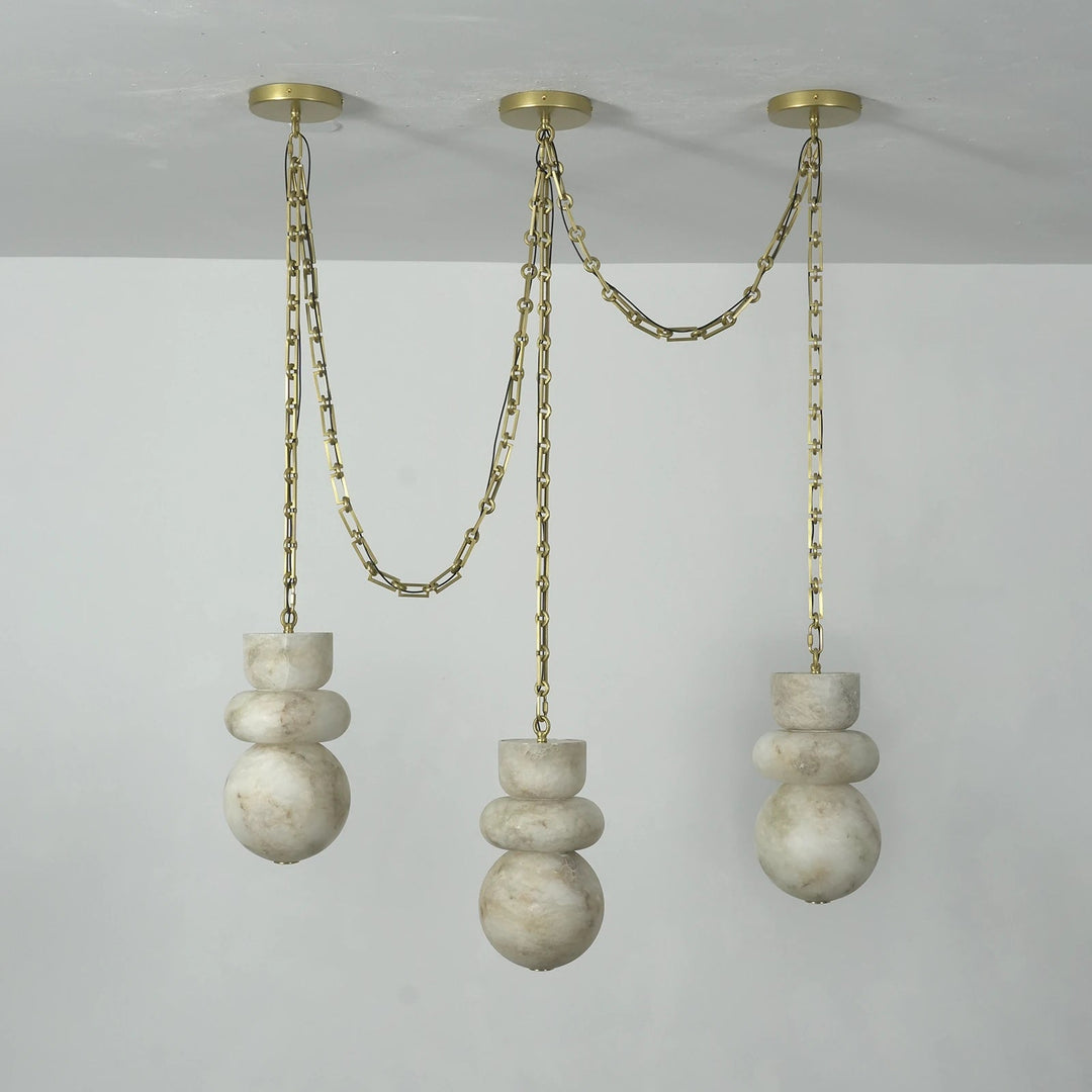 Serena Vale Alabaster Chandelier — view 74