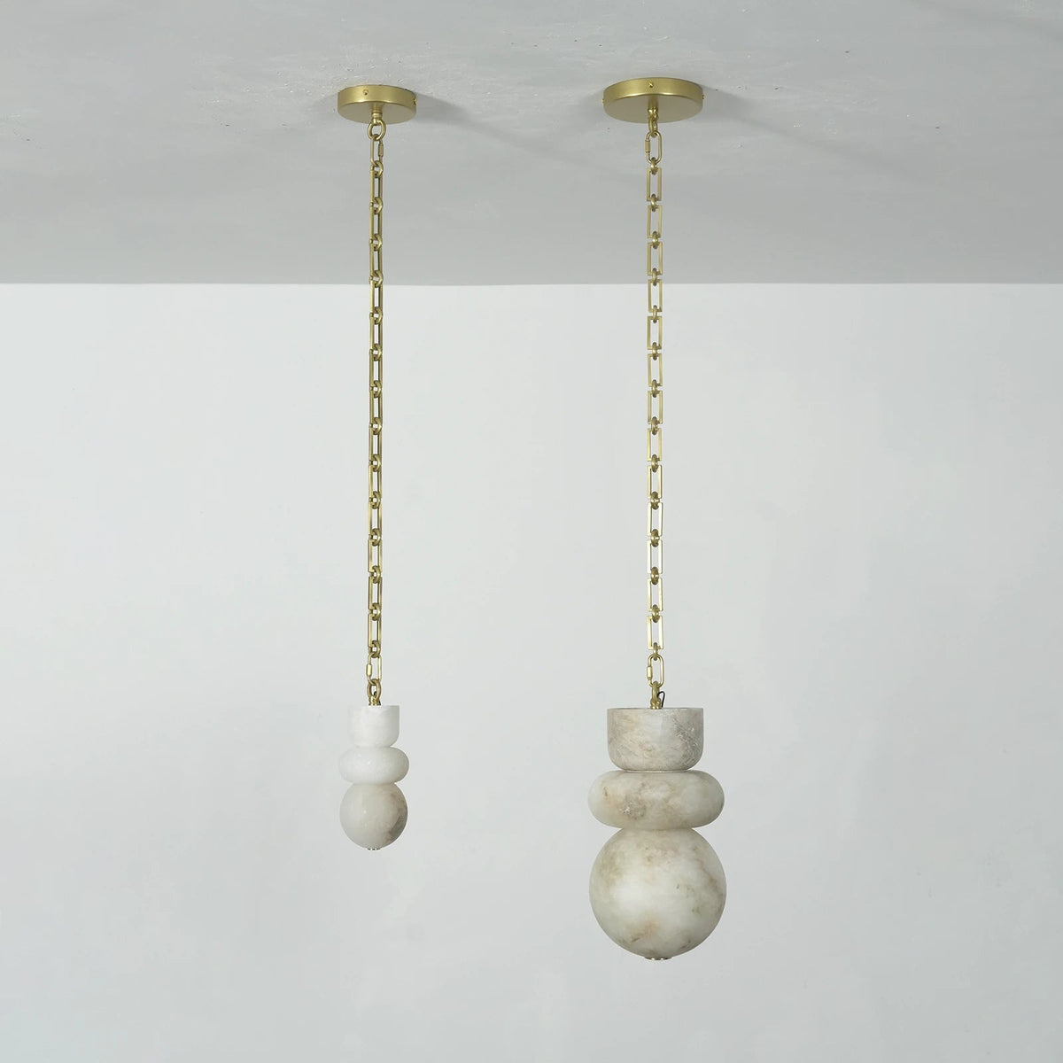 Serena Vale Alabaster Chandelier — view 75