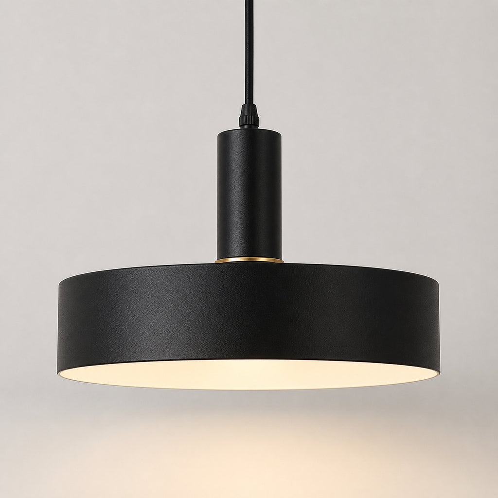 Flow v1.3 Wide Drum Colorful Pendant Light A7 secondary-color-studio-black