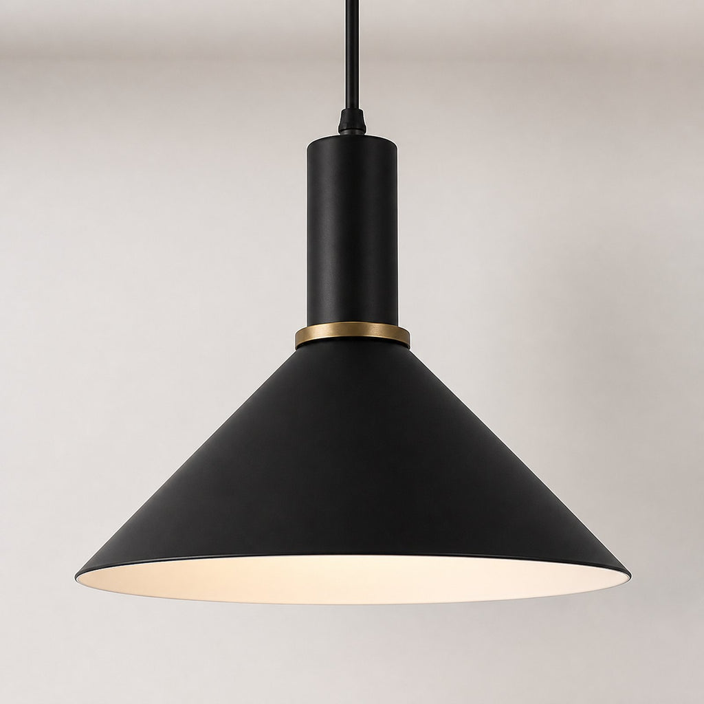 Flow v1.3 Soft Dome Kitchen Pendant Light A7 secondary-color-studio-black