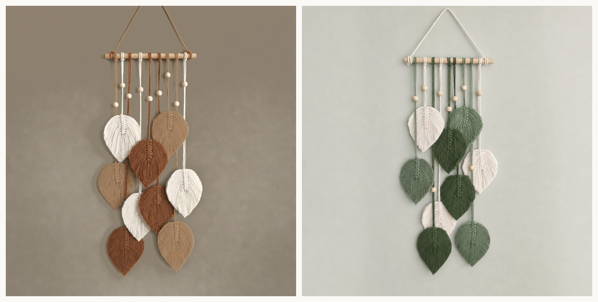 Both colorways side by side: Coffee Mix, Green Mix