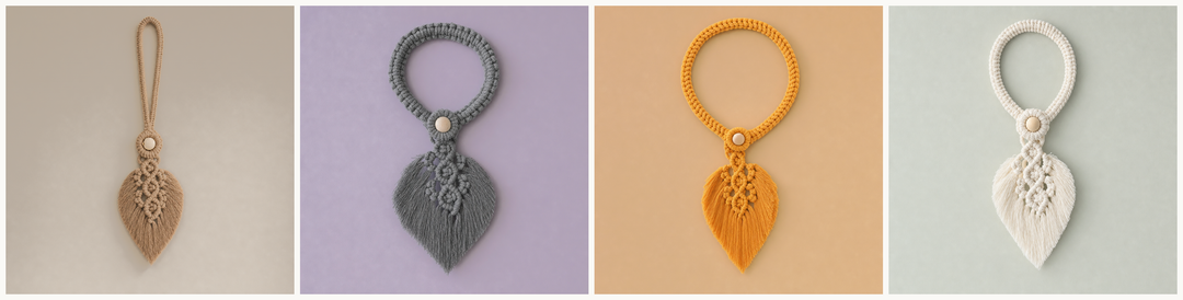 All 4 colorways side by side: Brown, Gray, Orange, White