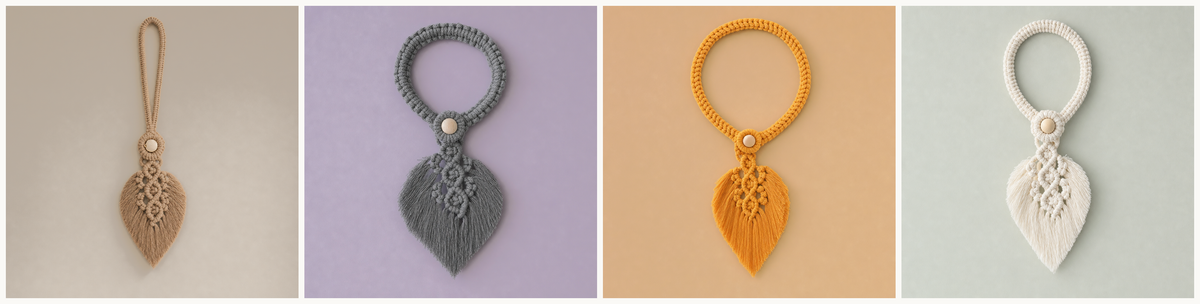 All 4 colorways side by side: Brown, Gray, Orange, White