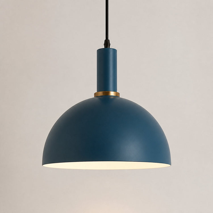Nordic E27 Metal Pendant Light - Style 3 - Dark Blue variant
