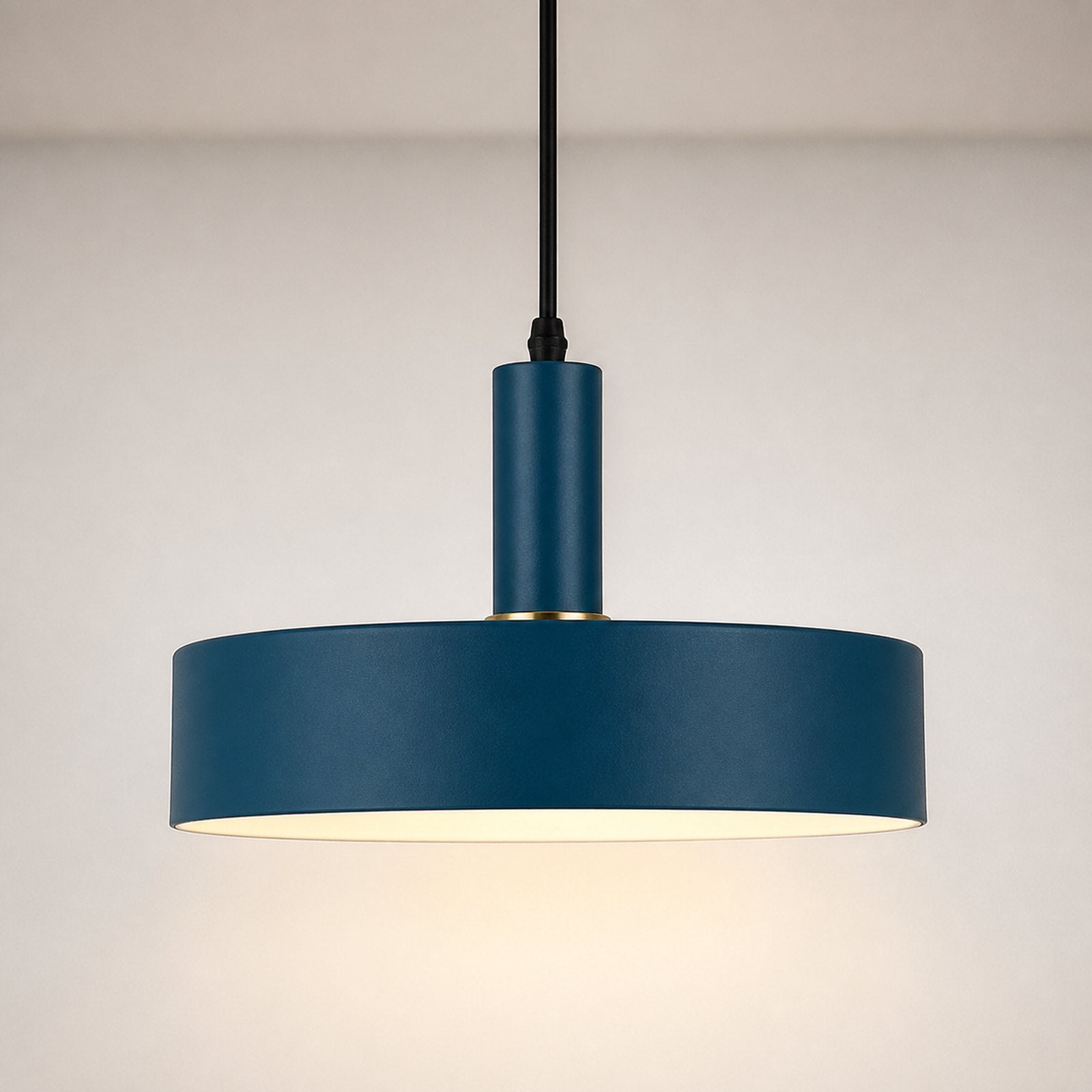 Nordic E27 Metal Pendant Light - Style 4 - Dark Blue variant