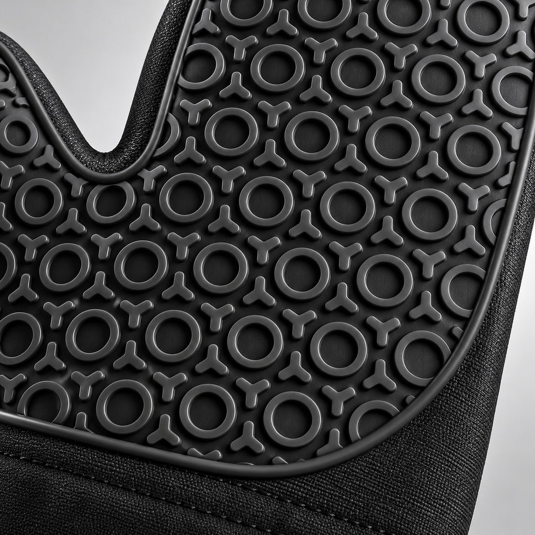 Non-Slip Silicone Oven Mitt Waterproof Heat Resistant Kitchen Gloves Long Cotton Bbq Oven Gloves for Barbecue Cooking Baking