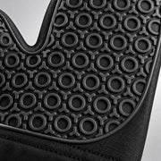 Non-Slip Silicone Oven Mitt Waterproof Heat Resistant Kitchen Gloves Long Cotton Bbq Oven Gloves for Barbecue Cooking Baking