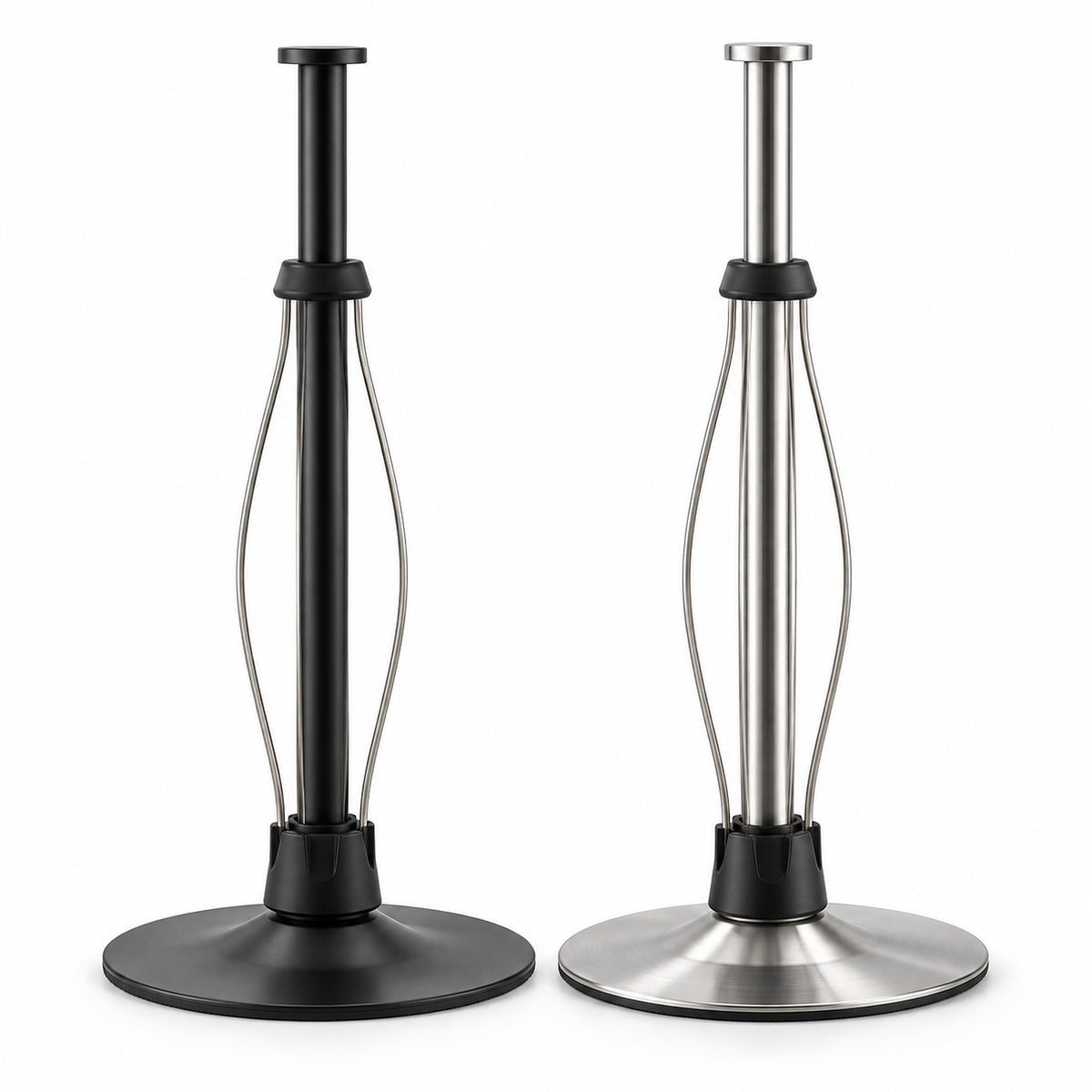 Countertop Paper Towel Holder, Stainless Steel Paper Towel Holder with One-Handed Ratchet and Non-Slip Base product image 3