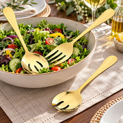 Gold Western Dinnerware Stainless Steel Cake Shovel Serving Fork Spoon Restaurant Public Colander Spoon Salad Fork Tableware product image 4
