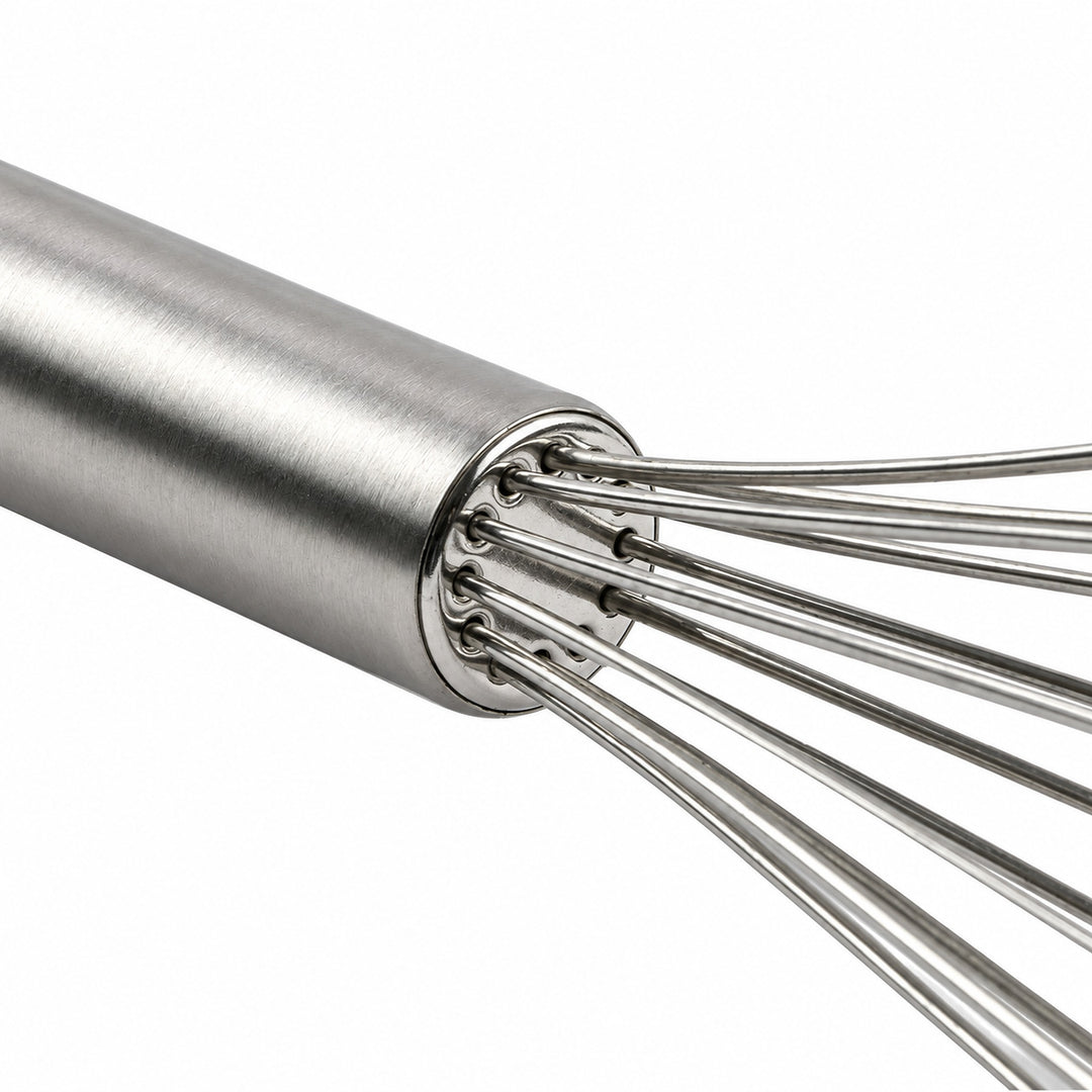 Steel wires attached to the cylindrical handle end plate.