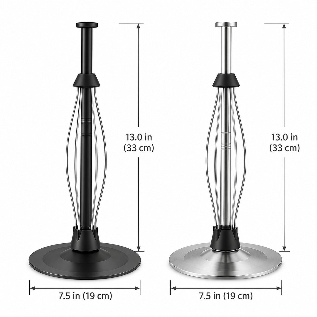 Countertop Paper Towel Holder, Stainless Steel Paper Towel Holder with One-Handed Ratchet and Non-Slip Base product image 6