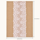 Floral-center placemat dimensions, 11.8 x 17.7 in (30 x 45 cm).
