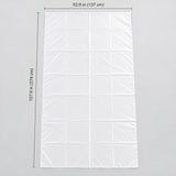 White table cover dimensions: 137 x 274 cm.