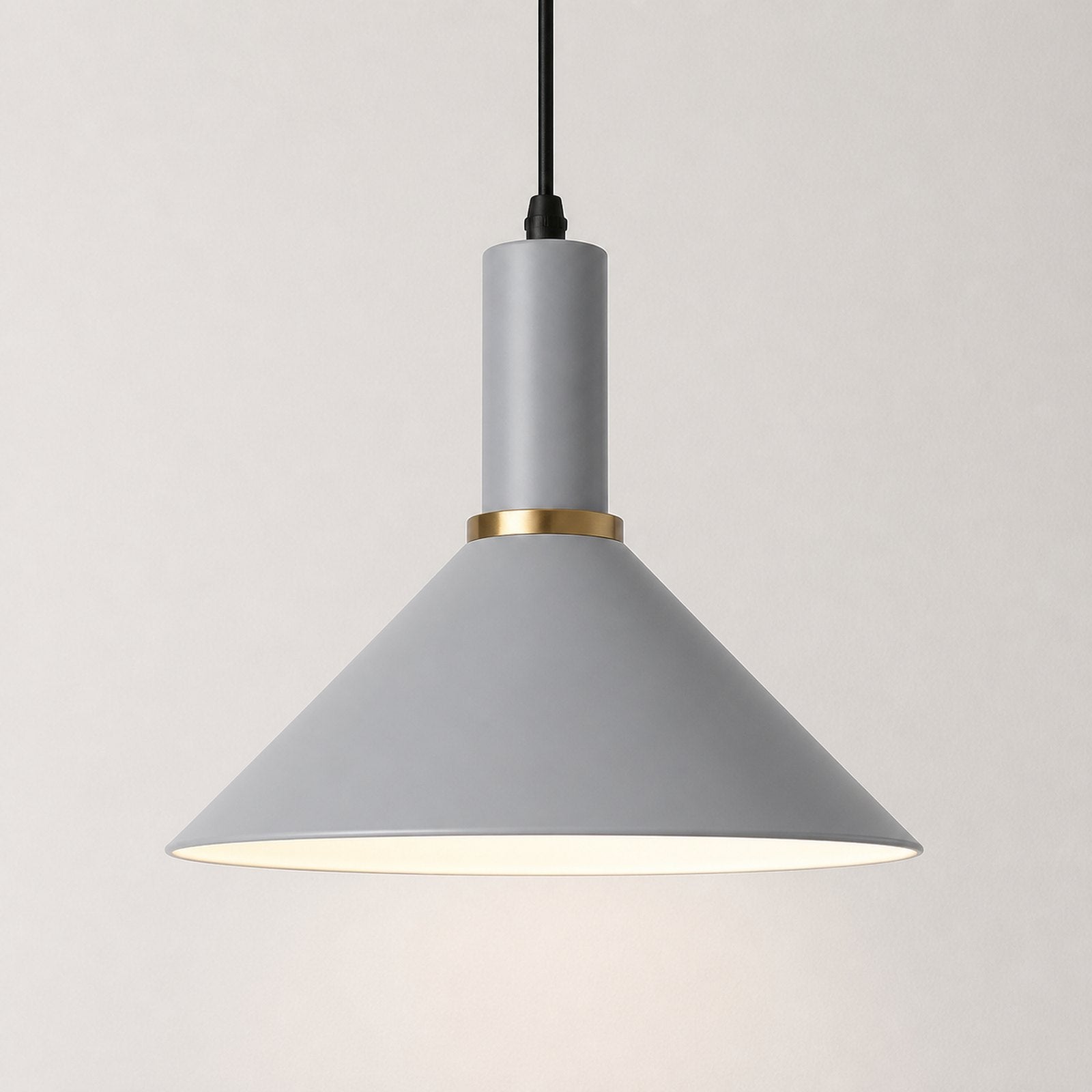Nordic E27 Metal Pendant Light - Style 2 - Gray variant
